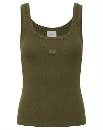 Gestuz - GZDrew Top - Military Olive